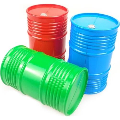 Garage Series 1/10 Scale Oil Drum Tool for RC Crawler Axial SCX10 Traxxas TRX4 TRX6 CC01 TF2 Simulated Decorations