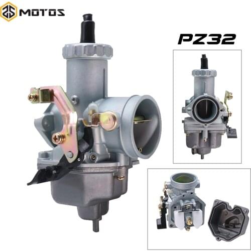 ZS MOTOS 32mm Carburetor PZ32 Carb For Keihin PZ Carburetor For ATV QUAD Dirt Bike Scooter PZ32 Carburetor For CG 250-350CC AUTO