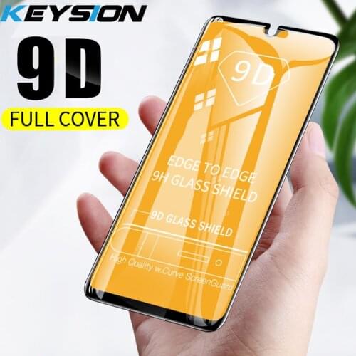KEYSION Full glue Tempered Glass for Samsung Galaxy A50 A70 A40 A30 A20 A10 Screen Protective Film for Samsung A50s A30s M20 A80