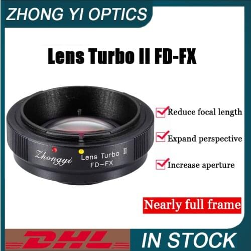 Zhongyi Optics FD-FX II Adapter Ring For Canon FD Mount Lens to Fuji APS-C Format Camera