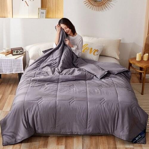 Summer Washed Air Conditioner Thin Quilt Bedspread Sofa Office Home Textiles Pure Cotton Airplane Quilts Bedding