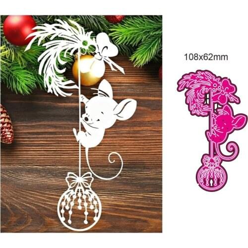 Metal cutting dies cut die mold Animal mouse decoration Scrapbook paper craft knife mould blade punch stencils