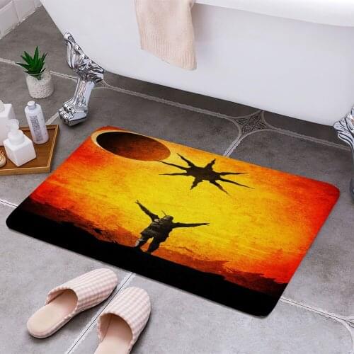 Praise the sun Dark Souls 3D Print Doormats Rectangle Non-Slip DoorMat Bedroom Kitchen Entrance Print Door rugs Dropshipping