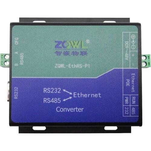 POE Serial Port Server/RS232 RS485 Serial Port to Ethernet Network to Serial Port/Modbus TC