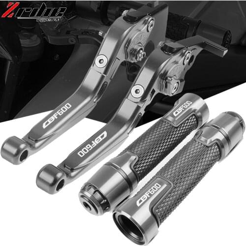 For Honda CBF600 SA ABS 2006 2007 Motorcycle CNC Brake Clutch Lever+22MM Handle Grips Handlebar CBF 600 2010 2011 2012 2013