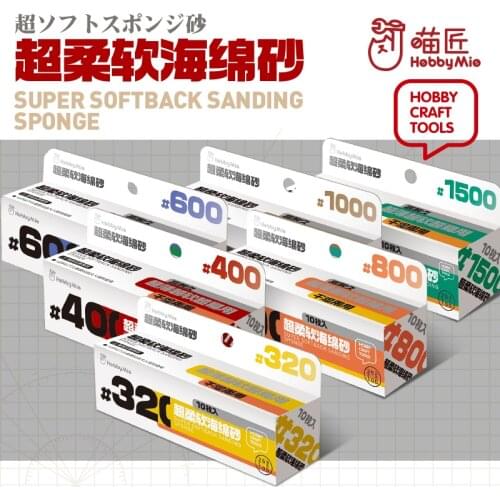Hobby Mio Model Tool Super Softback Sanding Sponge 3 MM Thick