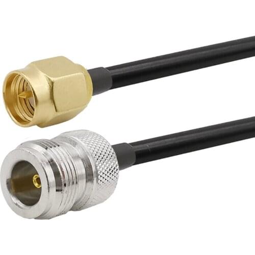 SMA Male to N Female LMR200 Cable Low Loss Radio WIFI extension cable For 4G LTE Cellular Amplifier Cell Phone Signal Booster