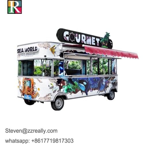 RL-A50 Mobile fast electric food truck for sale europe