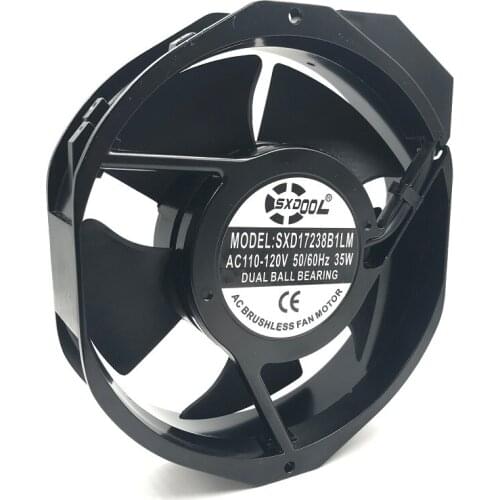 Brand New SXDOOL SXD17238B1LM 17238 110V fan 35W case cooling fan 192/228CFM 2400/2800RPM