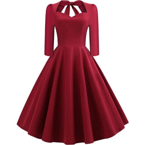 Women 's Fashion Maxi Dress Lady Ruffles Solid Long Sleeve Office Dresses Women Elegant Business Work Party Dresses Vestidos
