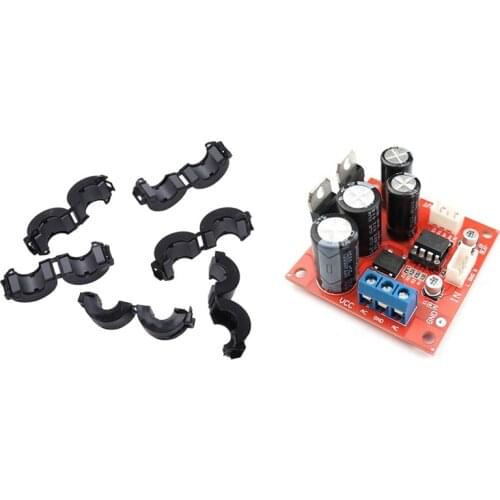 6 Pcs Black 15mm Dia Cord Ferrite Core Noise Suppressor Filters with NE5532 Op Amp Dual Vinyl Record Player