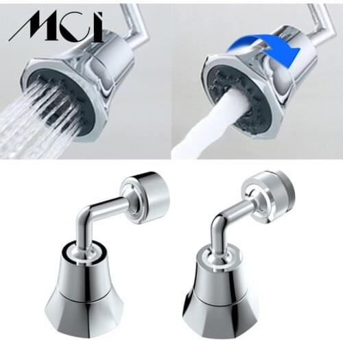 MCI Tap Aerator 720°rotation Universal Splash-proof Swivel Water Saving Faucet Water Saving Bathroom Filter Foamer Aerators