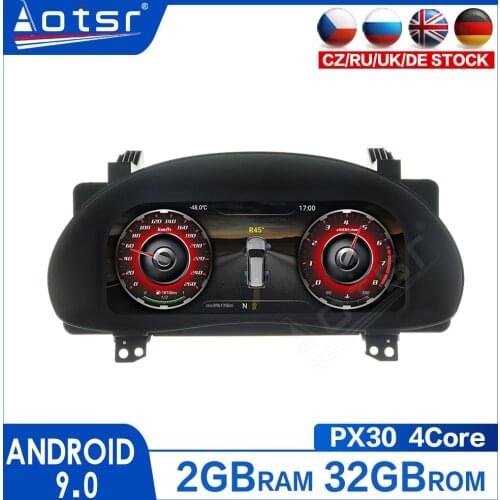 AOTSR 12.3 Inch For Toyota Corolla 2014-2017 Car LCD Cluster Instrument Multimedia Dashboard Modification GPS navigation player