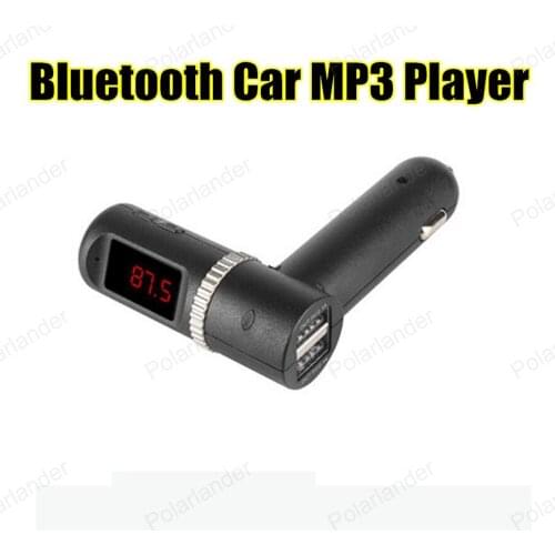 Bluetooth Car MP3Universal Wireless BluetoothHands free Car Kit FM Transmitter MP3 Player With Audio USB Car Charger Player