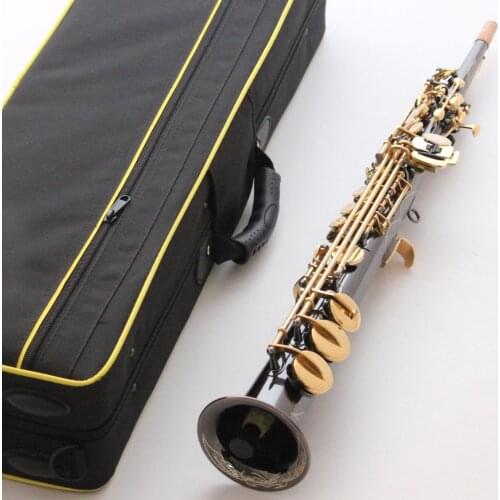 Brand MFC Soprano Saxophone Reference 54 Black Lacquer B-flat Soprano Sax R54 With Case Mouthpiece Reeds Neck