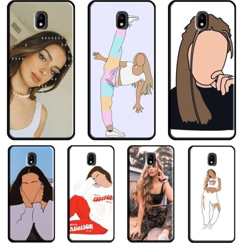 Addison Rae Cover For Samsung Galaxy A8 A6 A7 A9 2018 J8 J4 J6 Plus J1 A3 A5 2016 J3 J7 J5 2017 Case