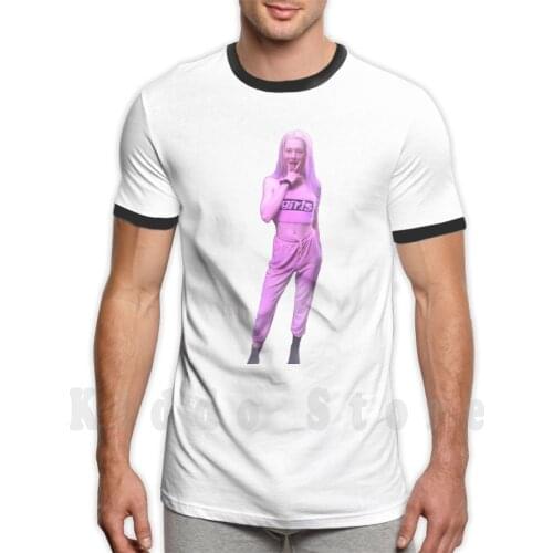 Hunter Pink T Shirt Cotton Men Diy Print Cool Tee Maddy Perez Kat Hernandez Euphoria Girl Power Jules Rue Zendaya Hunter