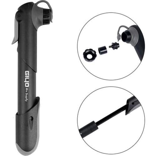 Giyo Bike Pump 105g Portable Mini MTB Mountain Bike Bicycle Pumps 100 psi High Pressure Cycling Hand Air Pump Ball Tire Inflator