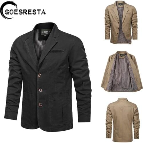 Мужские повседневные пиджаки GOESRESTA China At AliExpress