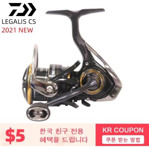 2021 Daiwa Reel LEGALIS CS LT Spinning Fishing Reels 6+1BB Max Drag 12KG Spinning Wheel ZAION V Body