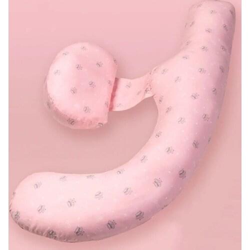 Washable H-Shape Side Sleeper Support Pillow For Pregnant Body Cushion Printed Adjustable Breastfeeding Nursing Maternity Pillow