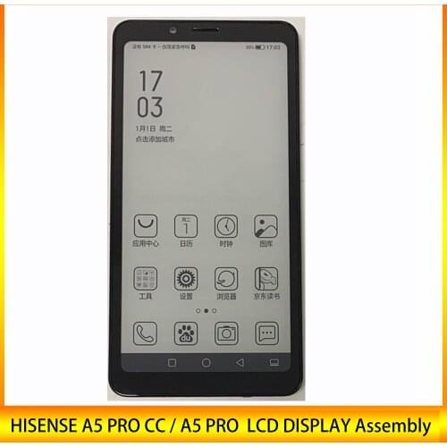 New LCD 5.84"" For HISENSE A5 PRO CC / A5 PRO HLTE203T e-Ink LCD Display Touch Screen Digitizer Assembly 100% Perfect Repair