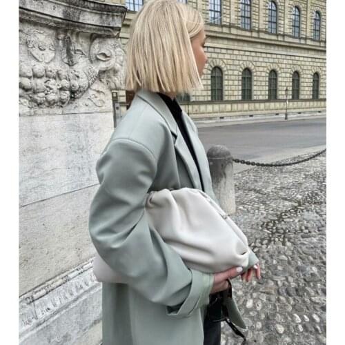 Autumn New Women Fashion Single Breasted Soild Slim Blazer Office Lady Casual Oversize Outwear Coat 2021 Winter