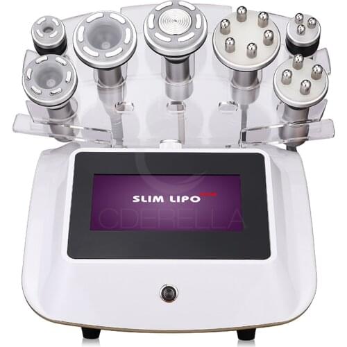 Platinum 40K Cavitation Machine 6 In 1 Vacuum Ultrasound Body Slimming Fast Weight Loss Device LOGO & Language Customization
