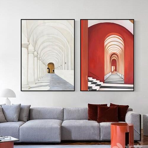 Hand-painted landscape oil painting, abstract decorative painting, modern minimalist painting, Dancing stars SJ029