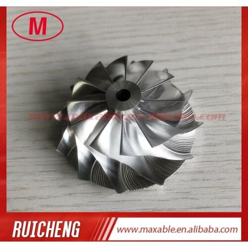 TD04H 13C 49183-41500 40.00/53.00mm 12+0 blades high performance turbo milling/aluminum 2618/Billet compressor wheel