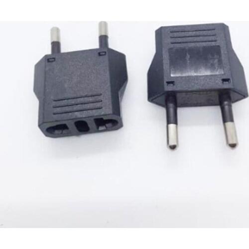 High Quality 2pcs US USA to EU EURO Europe Travel Power Plug Adapter Charger Converter for USA converter