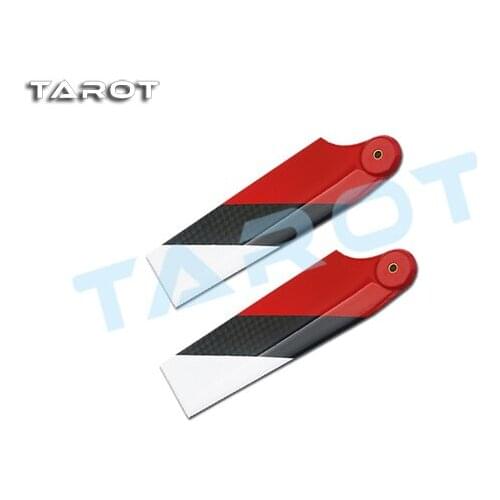 Tarot 700 Carbon fiber tail rotor blade TL7057-05 Red black white for 700 RC Helicopter