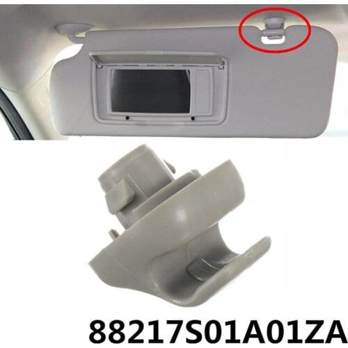 Sunvisor Clip For Honda 98-07 Accord, 96-04 Civic, 06-11 Ridgeline Gray 100% Brand New And High Quality