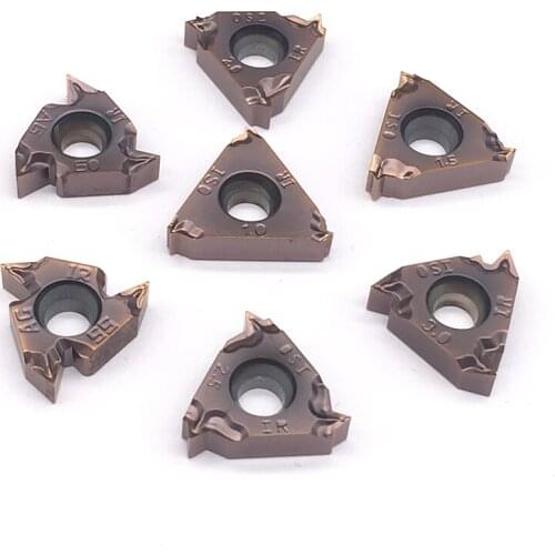 10PCS 16IR M AG60 AG55 1.0-3.0 Lathe Stainless Steel And Steel Parts Are Universal Toolholders Threading Inserts CNC