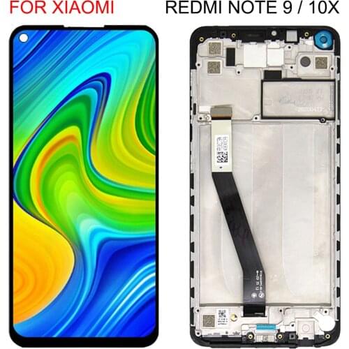 6.53" AAA Quality LCD For Redmi Note 9 LCD With Frame Display FHD Screen For Redmi Note 9/Redmi 10X Display LCD Screen 10-Touch
