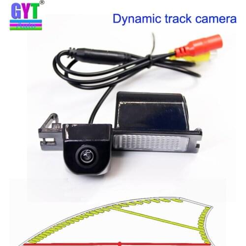 Vehicle Dynamic Trajectory Parking Line car Rear view Reverse camera For Fiat Bravo 2011 Parking Accessories