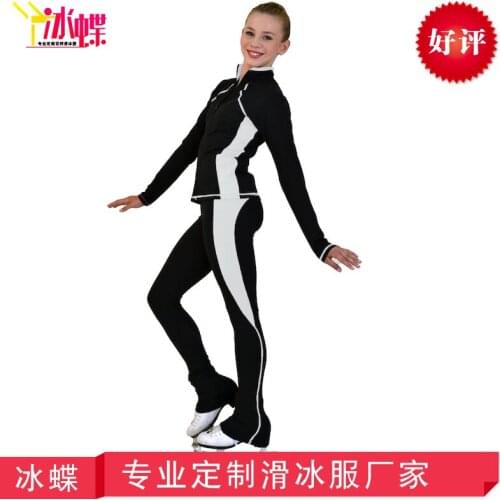Hot Sales Ice Skating Dress Spandex Beautiful New Brand Vogue Figure Skating Trousers Competition SU2002