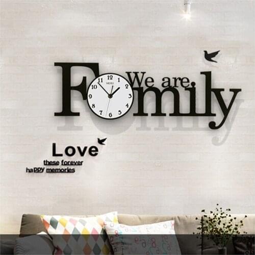 Personality Watches Creative Network Red Minimalist Large Wall Clock Home Decoration Living Room Art Wall Charts Luxury Clocks