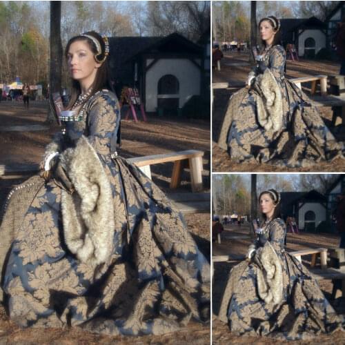 Custom made SC-113 Victorian Gothic/Civil War Southern Belle Ball Gown Dress Halloween dresses Sz US 6-26 XS-6XL