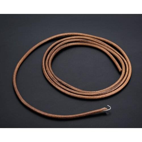 170cm 4.5mm Leather Treadle Belt with Metal Hook for Old Singer Cabinets And Manual Rocking Foot Pedals Sewing Machine