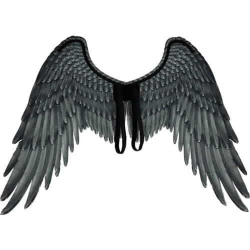 Halloween 3D Angel Wings Boys Girls Fairy Wings Non-Woven Costume Props Halloween Party Carnival Cosplay Wings For Adult