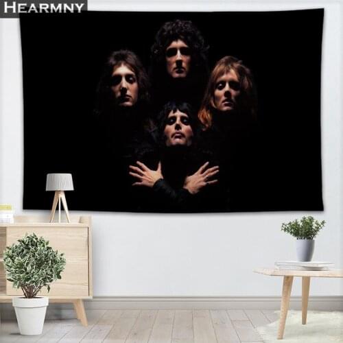HOT Queen Band Wall Hanging Tapestry Sheets Home Decorative Tapestries Beach Towel Yoga Mat Blanket Table Cloth Wall Tapestry