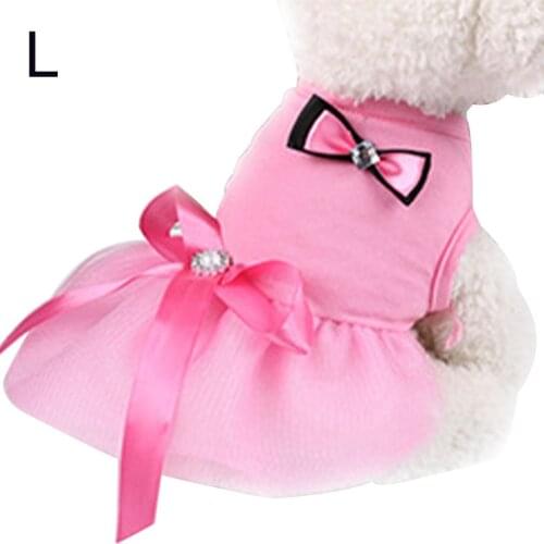 Cute Dog Clothes Sweety Princess Dress for Small Dogs Spring Autumn Summer Puppy Dog Lace Princess Dress Chihuahua Dog Skirt