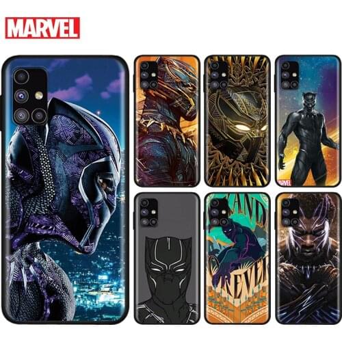 Marvel Avengers Black Panther For Samsung Note 20 10 9 8 Ultra lite Plus Pro F62 M62 M60 M40 M31S M21 M20 M10S Soft Phone Case