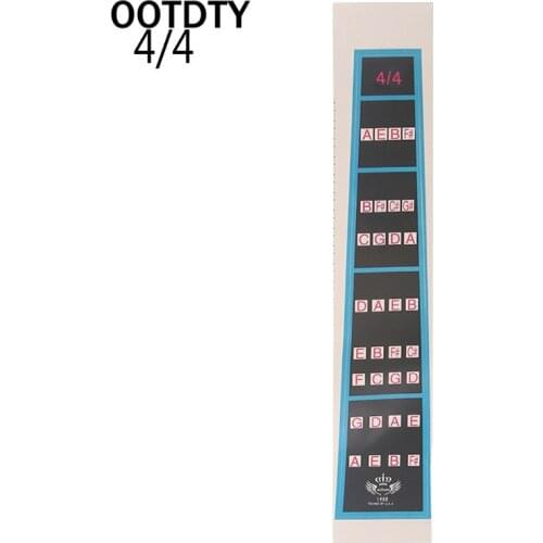 OOTDTY 4/4Violin Fiddle Finger Guide Fingerboard Sticker Practice