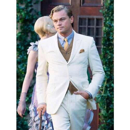 Latest Design Custom Made Linen Men Suits 2019 Terno Masculino Bespoke Tuxedo Mens Wedding Suits 3 Pieces(Jacket+Pant+Vest+Tie)