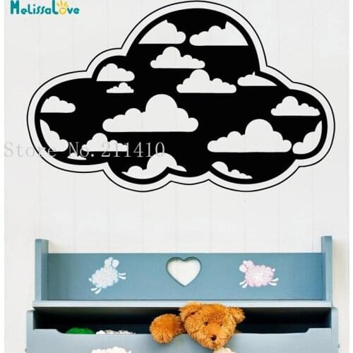 New Design Wall Clouds in Cloud Vinyl adesivo de parede Home Decoration For Kids Baby Room Self-adhesive Art Murals Gift YT039