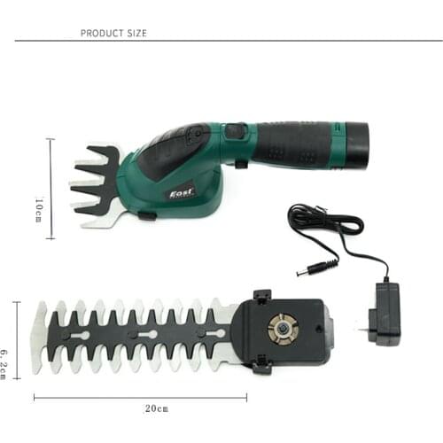 7.2V Rechargeable Hedge Trimmer /Pruning Shears Grass Cutter Cordless Rechargeable Lithium Bettery Garden Tools ET1511c/ET1502