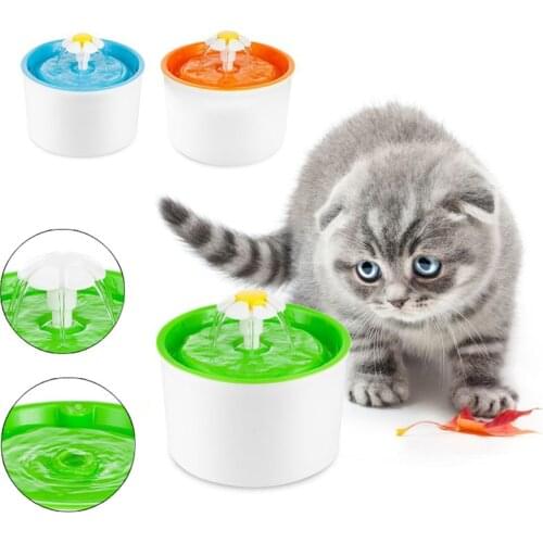 1.6L Cat Automatic Drinking Fountain Pet Water Dispenser Feeder Drinking Bowl For Cat OR Water Charcoal Filter Cat Accessories