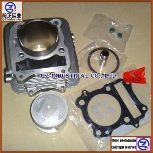 QZ industrial DHL or EMS free shipping high precision and good quality for SUZUKI motorcycle gray color DR200 cylinder kit